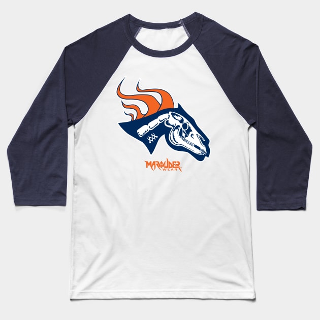 Denver Horse known as pestilence Baseball T-Shirt by Summo13